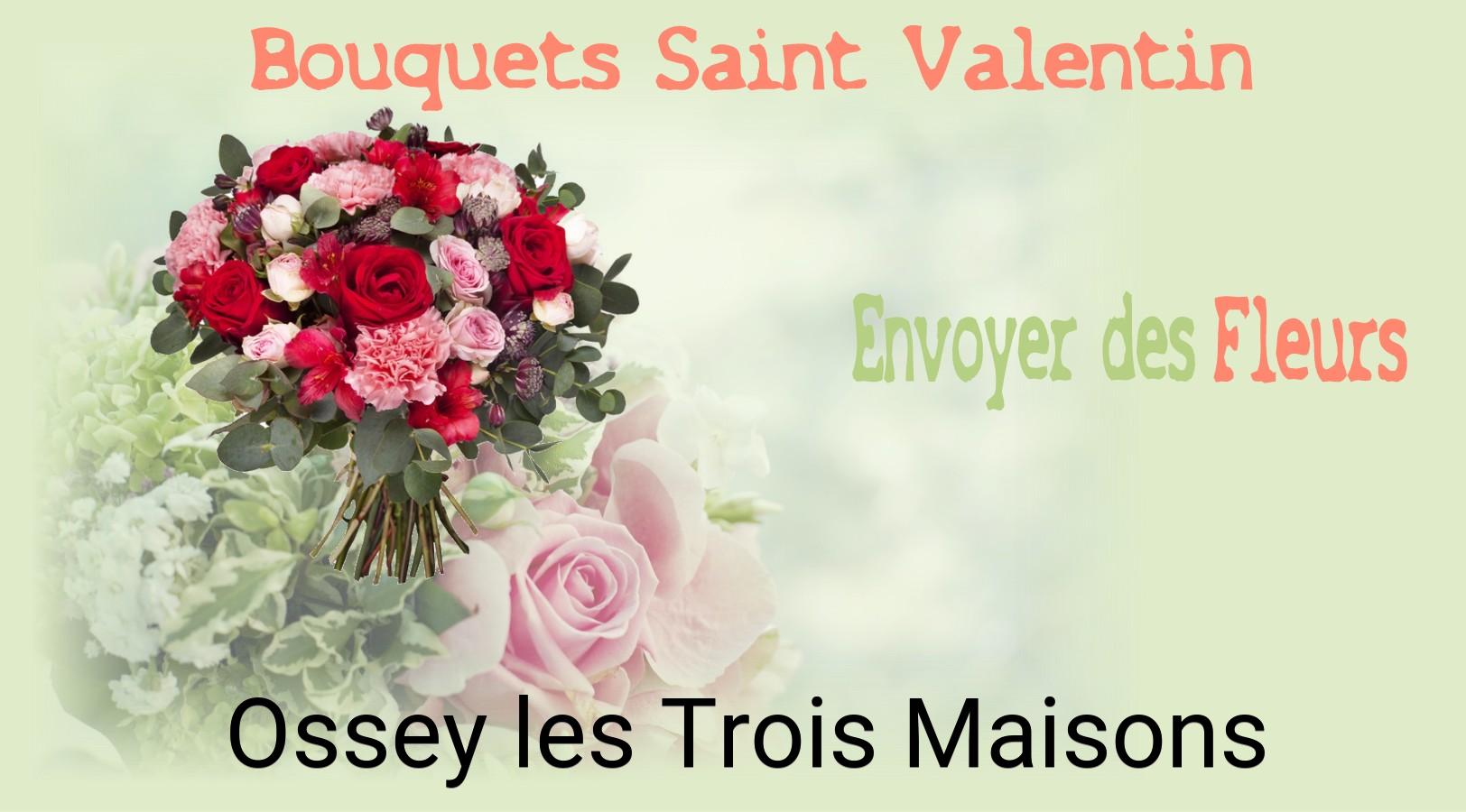 Roses de Saint-Valentin livrées à Ossey-les-Trois-Maisons